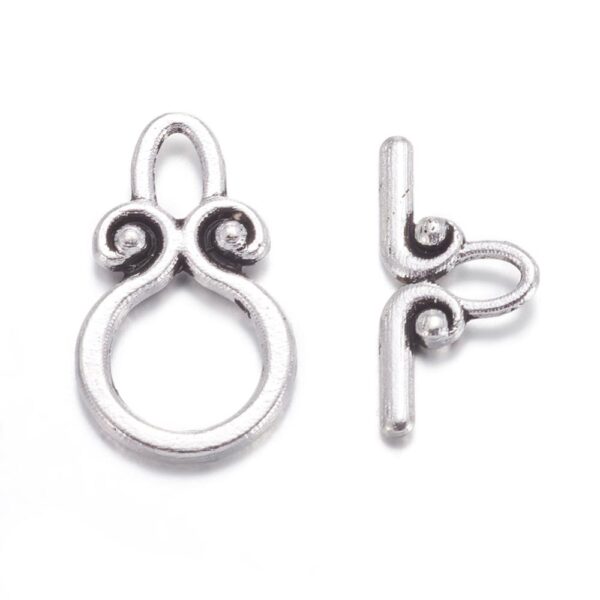 T-Kinnis Brass 12x20mm (Antique Silver)