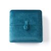 KINKEKARP SAMETIST 10x10x3.8CM (DARK TURQUOISE)