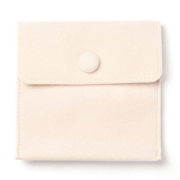 Kinkekott Sametist ja trukiga 10x10x1cm (Papaya Whip)