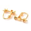 Kõrvarõngatoorik Klõpsuga 18K Kullatud Brass 13.5x15.5x5mm
