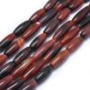 Nat. Karneool "Dark Red" 21~24x8~8.5mm (värvitud)