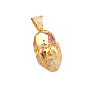 Kaelakee Brass Kristallidega "Kratos" (Golden)