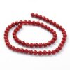 Nat. Teokarp Grade A "Dark Red" 6mm