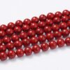 Nat. Teokarp Grade A "Dark Red" 6mm