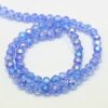 Klaashelmed Electroplated Lihvitud "Cornflower Blue AB" 4mm