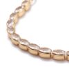 Reguleeritav Käevõru Ovaal Tsirkoonidega (Brass 18K Kullatud)