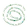 Lihvitud Klaashelmed Paelal "Sea Green" 5.3~6x3mm
