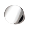 EarStud 22.5x19mm (Brass; Platinum Plated)