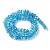 Klaashelmed Lihvitud Rondell "Blue AB" 7.8x5.8~6.3mm