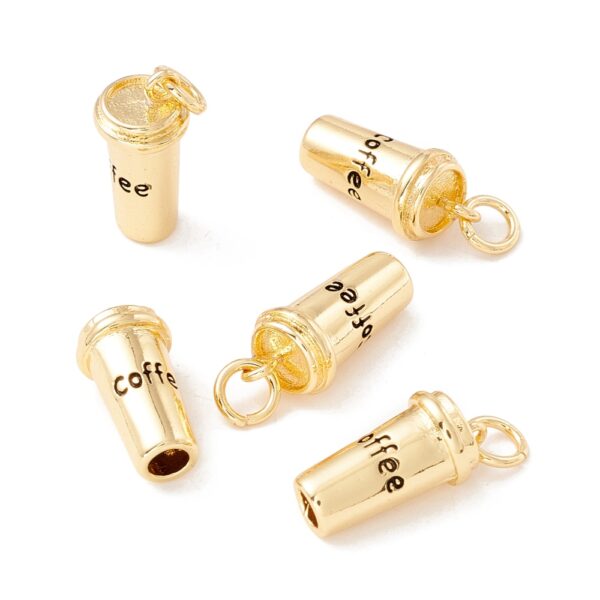 Ripats "Coffee" 15x7.5mm BMPCZ 18K Kullatud