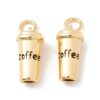 Ripats "Coffee" 15x7.5mm BMPCZ 18K Kullatud