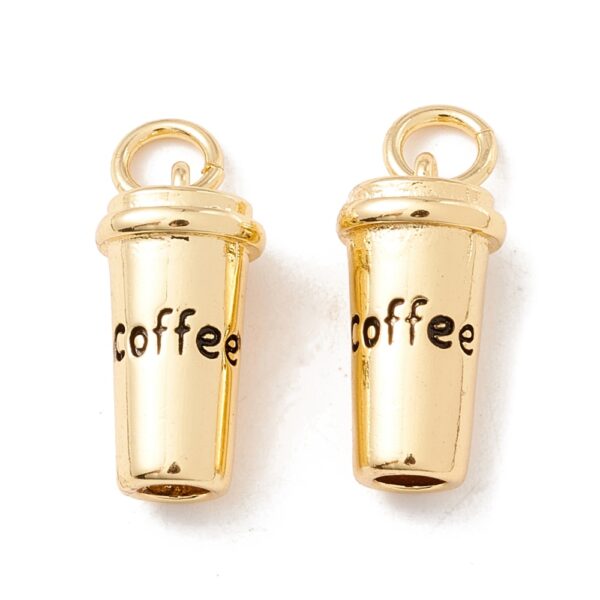 Ripats "Coffee" 15x7.5mm BMPCZ 18K Kullatud