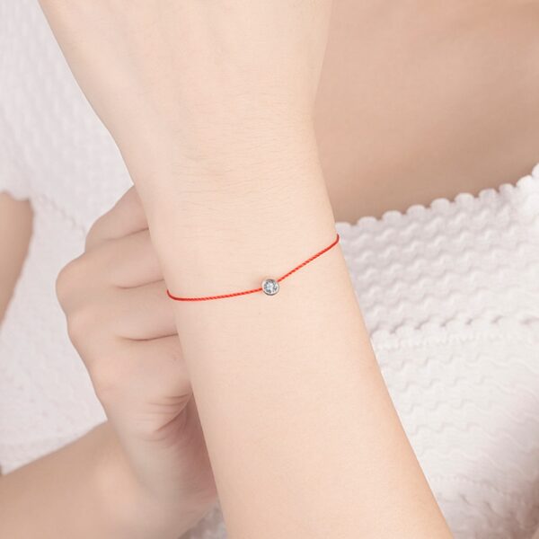 Käevõru Tsirkooniga (Red; Rose Gold)