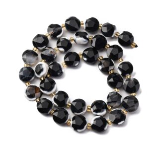 Nat. Tuliahhaat Lihvitud "Black" 10~10.5x5.5~6mm