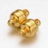 Otsakinnis Magnetiga 11x7mm (Brass; Golden)