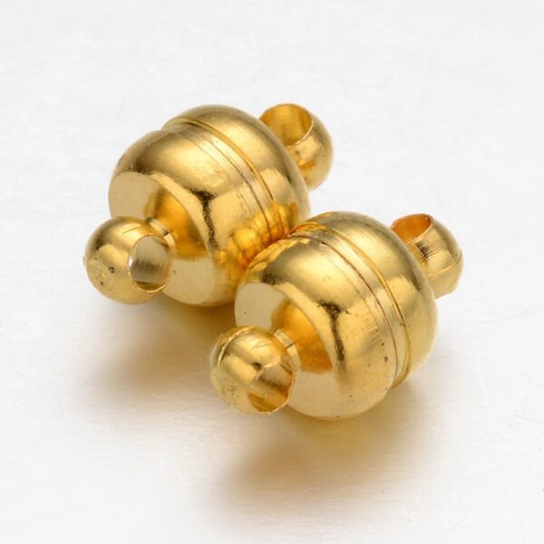 Otsakinnis Magnetiga 11x7mm (Brass; Golden)
