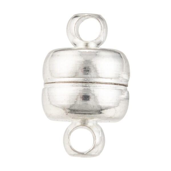Otsakinnis Magnetiga 11x7mm (Brass; Silver)