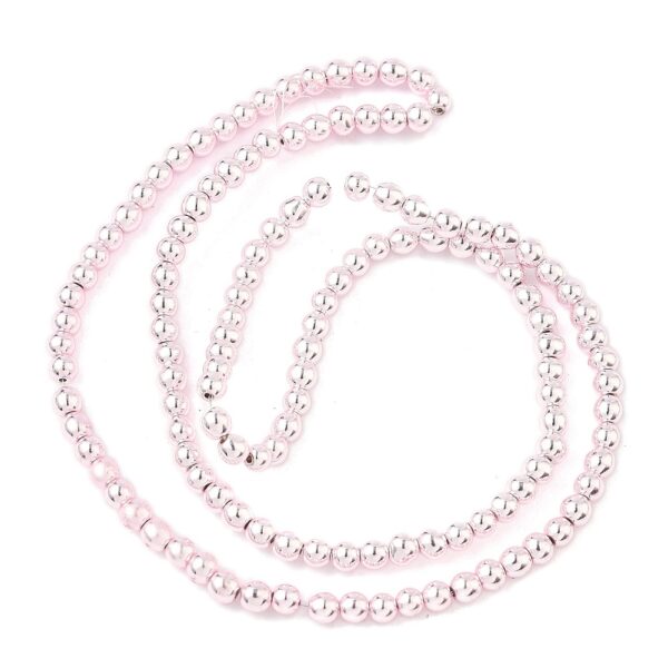Sünt. Hematiit "Light Pink" Grade AAA 3-3.5mm