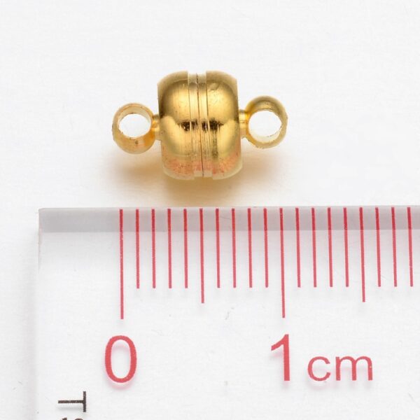 Otsakinnis Magnetiga 11x7mm (Brass; Golden)