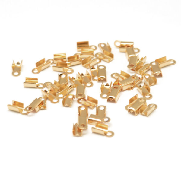 Otsakinnis Messing 8x4mm (Golden)