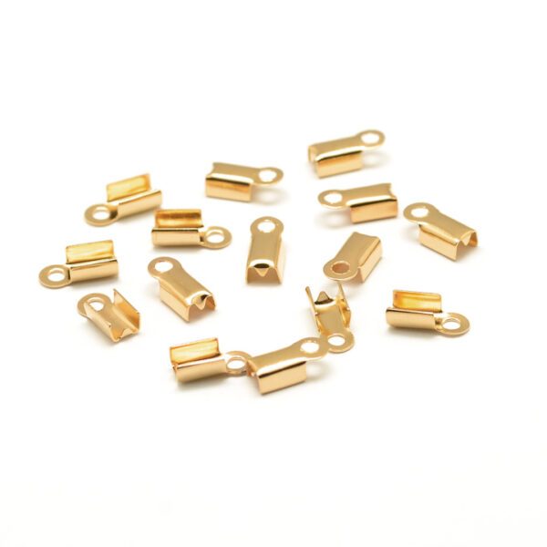 Otsakinnis Messing 8x4mm (Golden)