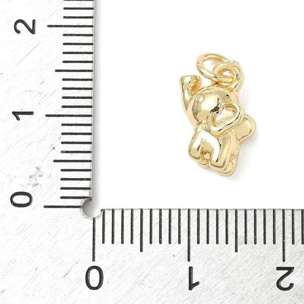 Ripats "Elevant" 12x9x6mm (Brass 18K Kullatud)