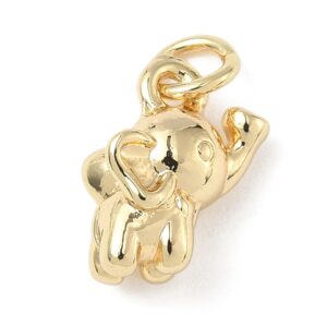 Ripats "Elevant" 12x9x6mm (Brass 18K Kullatud)