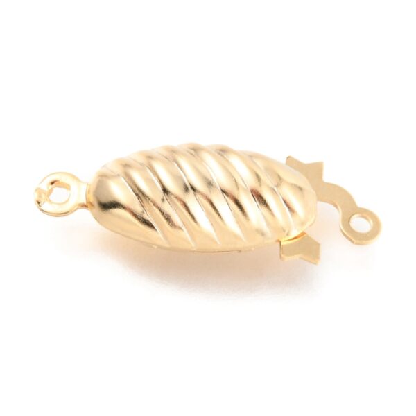 Otsakinnis Stainless Steel 21.5x9x5mm (Golden)
