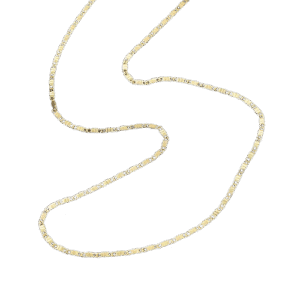 Universaalkett Mustriga (Brass 18K Kullatud)