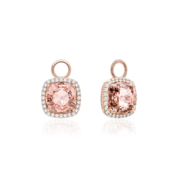 925 Hõbe kõrvarõngaripatsid Vintage Rose, rose gold