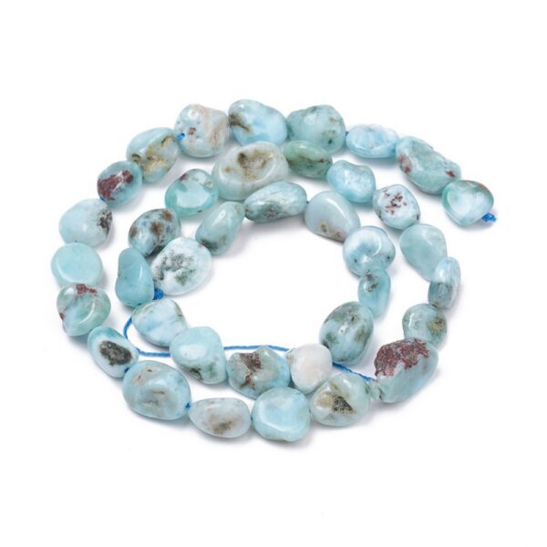 Nat. Larimar "Nugget" 8~10x8~9x5.5~6mm