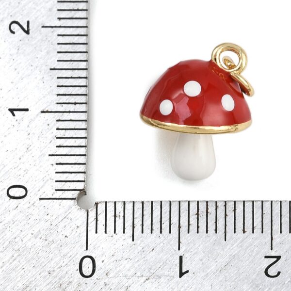 Ripats "Kärbseseen" 16x12mm (Brass 18K Kullatud)