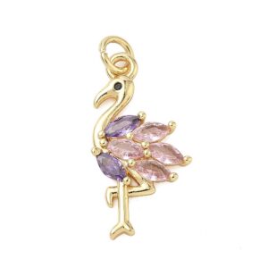 Ripats "Flamingo" 23.5x12.5x3mm (BMPCZ 18K Kullatud)