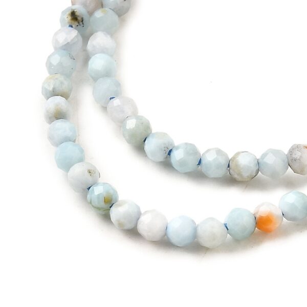 Nat. Larimar Lihvitud 2mm