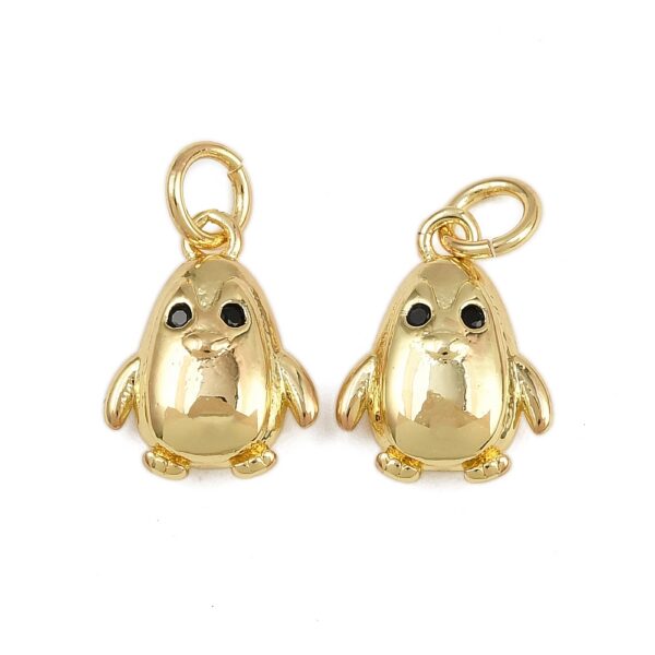Ripats "Pingviin" 13x10x4mm (BMPCZ; 18K Kullatud)