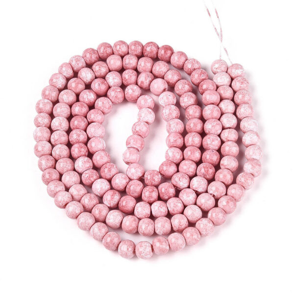 Klaashelmed Baking Painted "Light Coral" 6-6.5mm