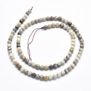 Nat. Fossiil Korall Lihvitud 4mm