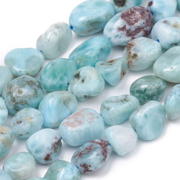 Nat. Larimar "Nugget" 8~10x8~9x5.5~6mm