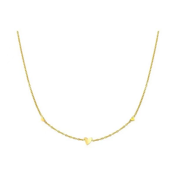 Kaelakee Südametega (Stainless Steel 18K Kullatud)