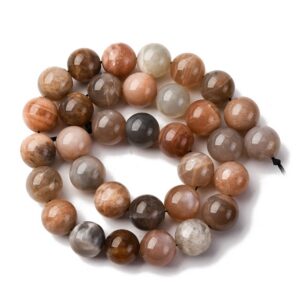 Nat. Värviline Kuukivi Grade AA 12mm