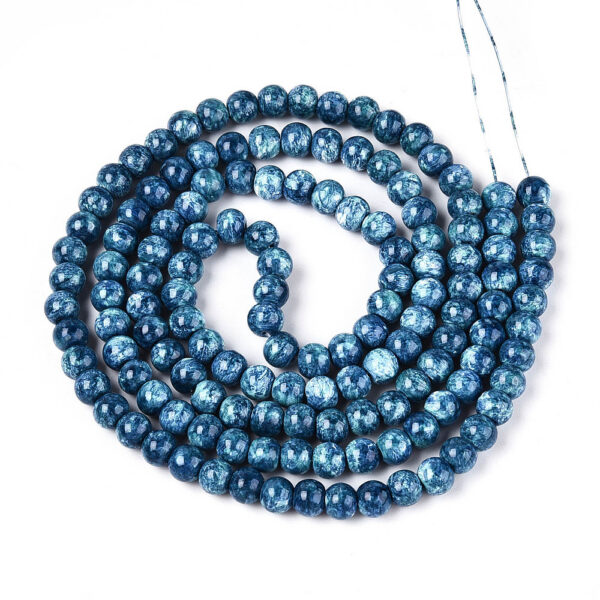Klaashelmed Baking Painted "Marine Blue" 6-6.5mm