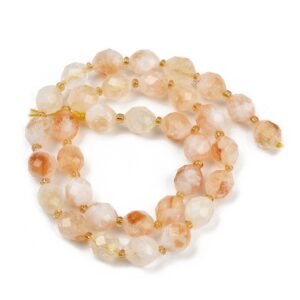 Nat. Kollane Kvarts Lihvitud 9x10mm