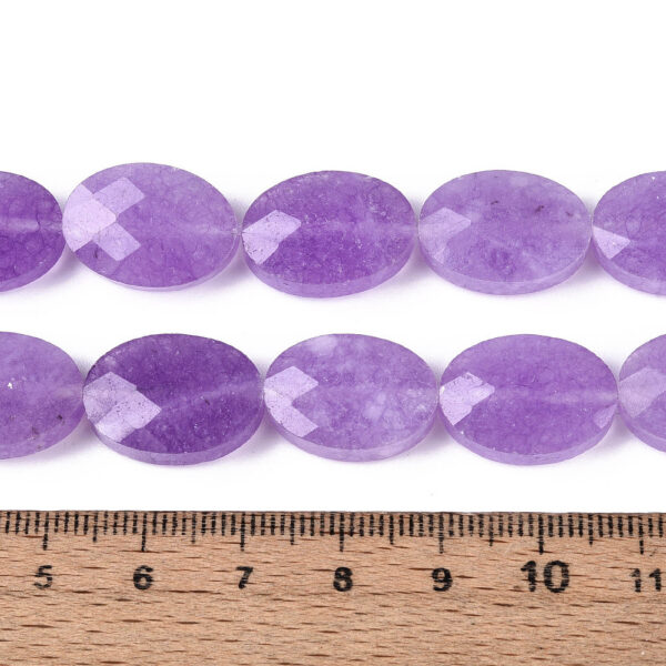 Nat. Ametüst Lihvitud Ovaal 18x13~13.5x5.5~6mm