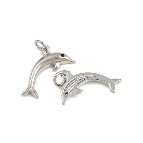 Ripats "Delfiin" 18.5x19x2mm (BMPCZ; Platinum)