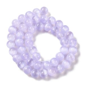 Nat. Seleniit "Lilac" 6mm (värvitud)