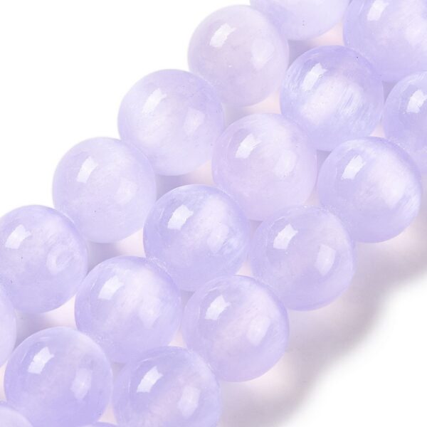 Nat. Seleniit "Lilac" 8mm (värvitud)