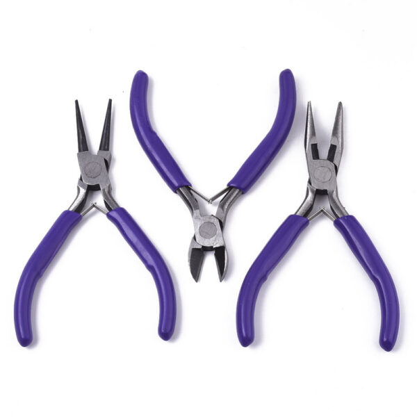 Käsitöötangide Komplekt 18.5x16.5x1.3cm (Purple)