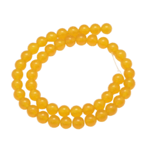 Nat. Malaisia Jadeiit "Gold" 8mm (värvitud)