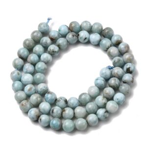 Nat. Larimar 6-6.5mm