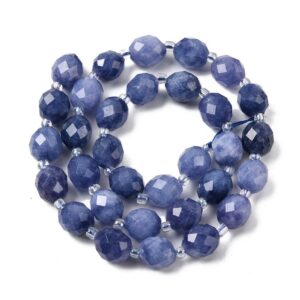 Nat. Malaisia Jadeiit Lihvitud "Blue"  9~10x8~8.5mm